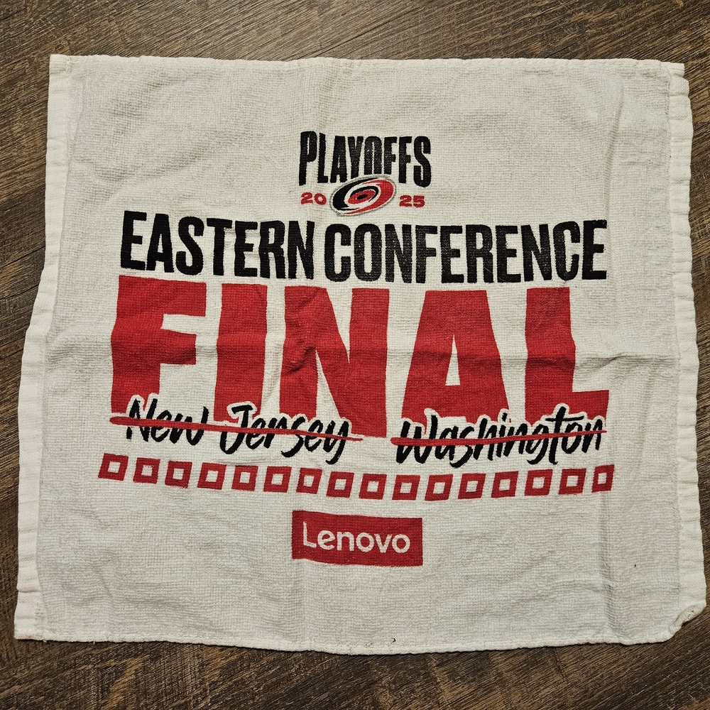 2025 Eastern Conference Final Carolina Hurricanes Rally Towel